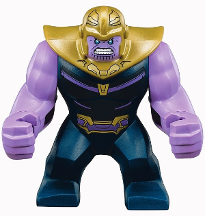 LEGO Minifigure-Thanos with Medium Lavender Arms-Super Heroes / Avengers / Avengers Infinity War-sh504-Creative Brick Builders